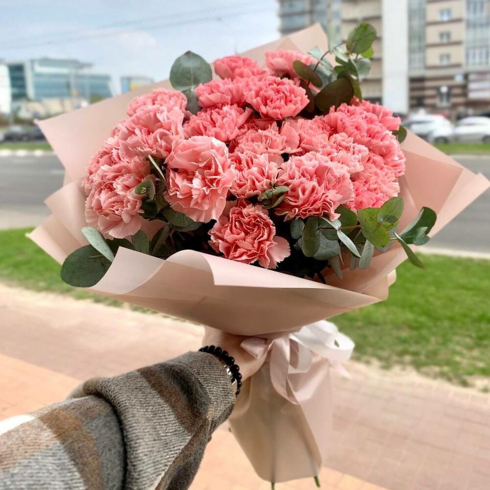 Букет из гвоздики