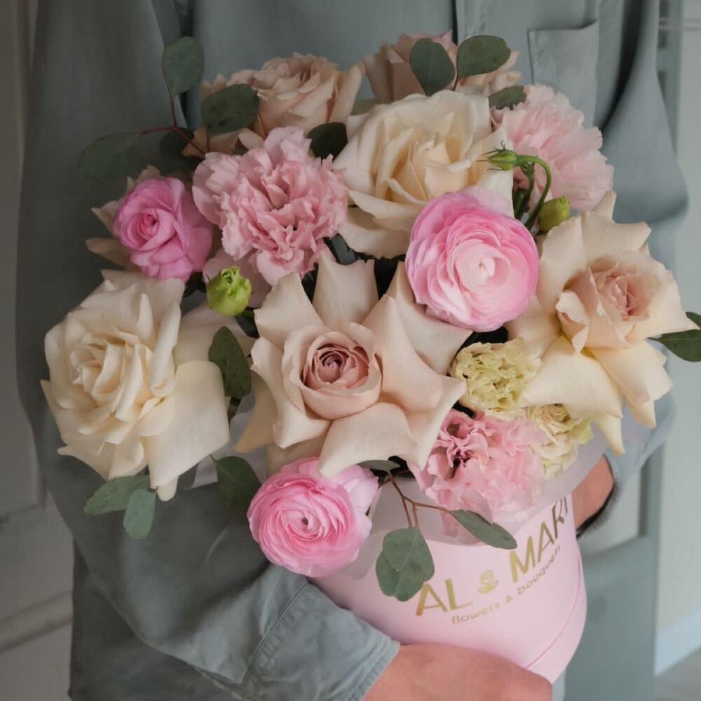 Цветы в коробке