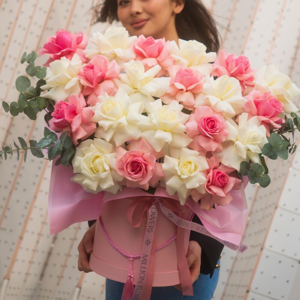 Цветы в коробке