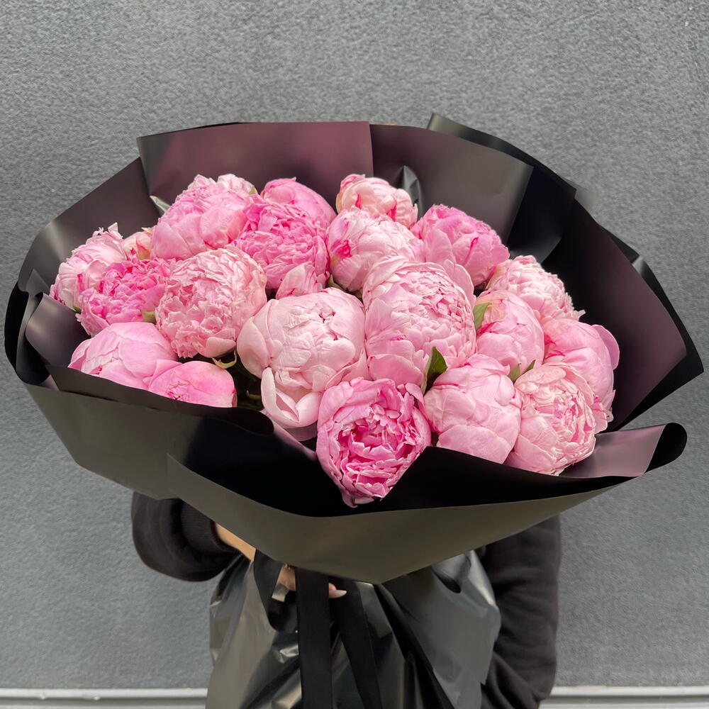 Рожеві півонії